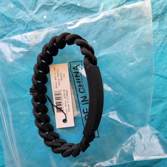 Marc by Marc Jacobs Braided Silicone Rubber Bracelet NWT - Picture 3 of 4